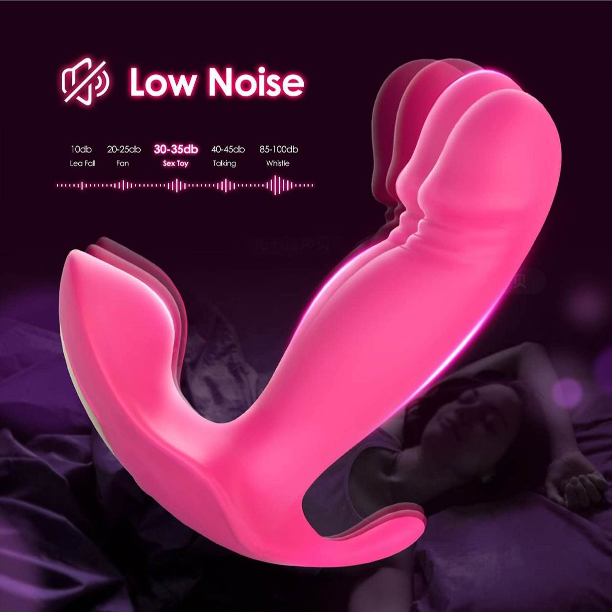 Wearable G-Spot dildo vibrator with dual-motor stimulation, app-enabled control, whisper-quiet operation, and seamless silicone design.