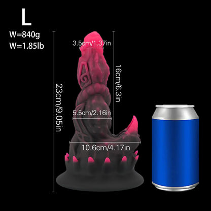 Dildo Deeldo Monstruo de Silicona Pene Alienígena