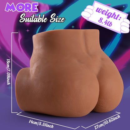 Masturbador masculino realista con textura 3D, succión y vibración, con batería recargable