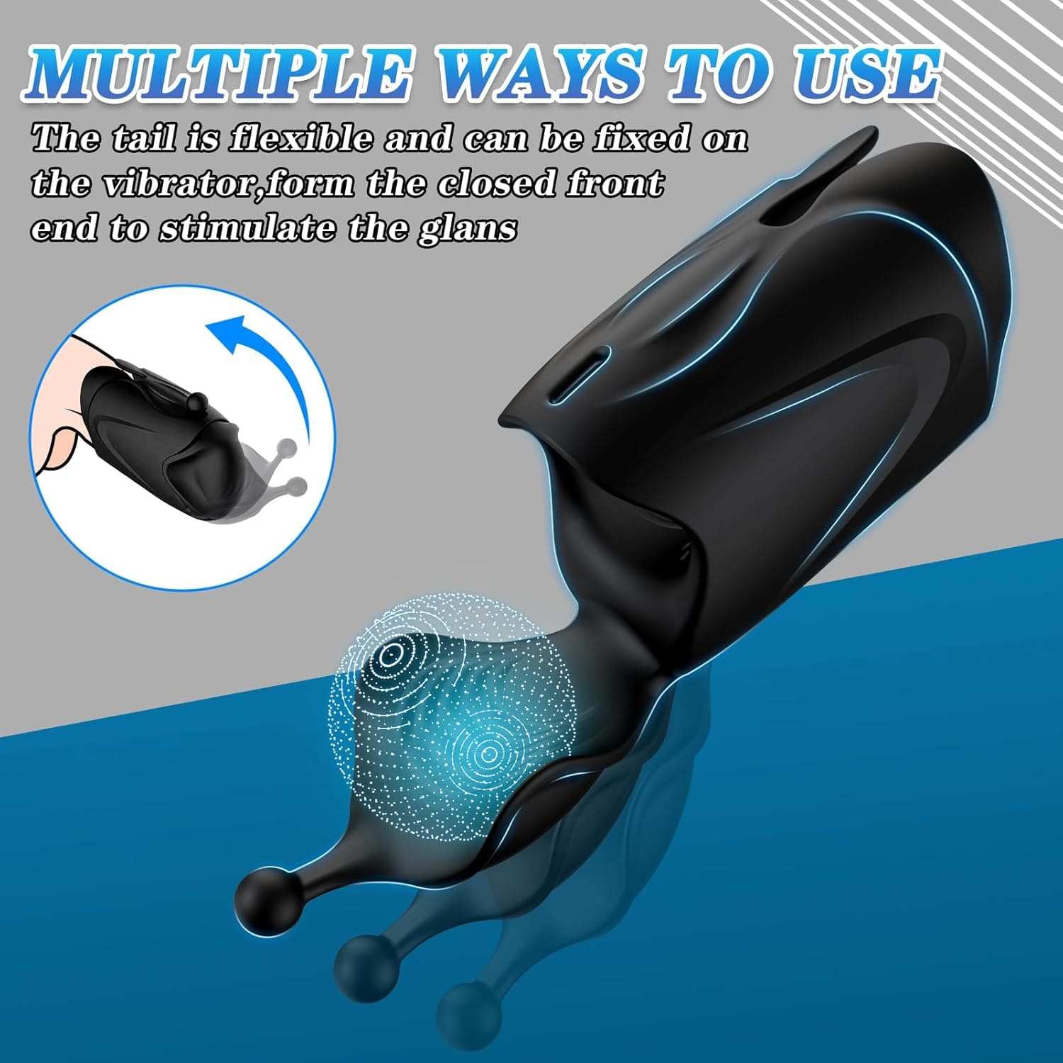 Automatic multi-use male masturbator with 10 vibration modes, featuring flexible use, high-grade silicone, and waterproof design.