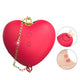 Heart-shaped clitoral suction stimulator with pleasure air technology.