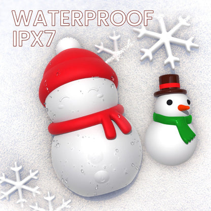 3-in-1 Heart Stimulator with snowman design, waterproof IPX7.